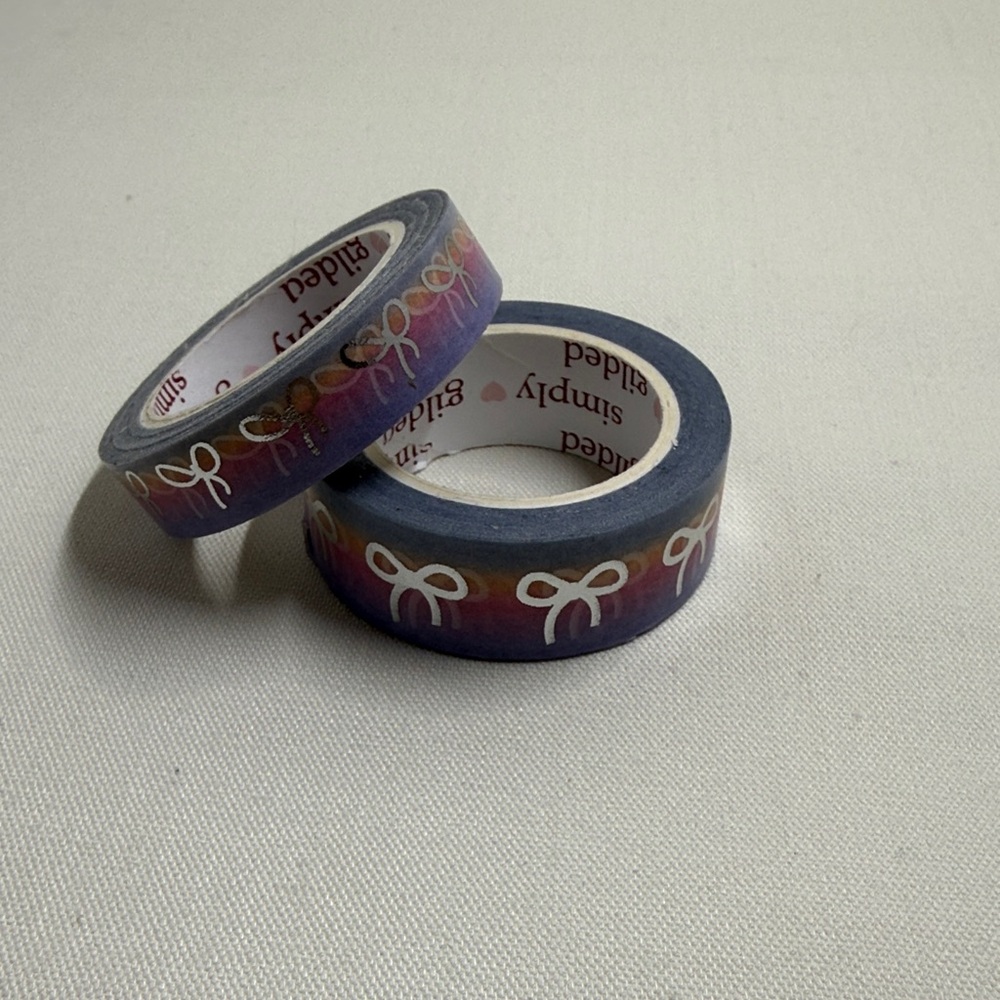Simply Gilded Rainbow Silver Foil Washi Tape Set